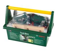 Theo Klein 8520 Bosch Tool Box with Hammer, Saw and Much More Including Battery Screwdriver with Light and Sound, Toy for Children from 3 Years