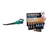 Theo Klein Bosch Leaf Blower, 3+ years, & Duracell Optimum AA 8 pack, Power Boost