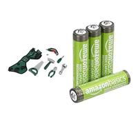 Theo Klein Bosch Tool Belt, with Ixolino, 3+ years, & Amazon Basics AAA Rechargeable 4 pack, 850mAh