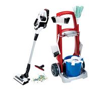 Theo Klein| Cleaning Trolley with vacuum cleaner Bosch Unlimited I Robust broom trolley made plastic I Vacuum cleaner with suction and sound function I Toy for children from 3 years