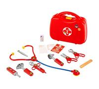 Theo Klein 4383 Doctor's Case, 14-Part Doctor's Case with Stethoscope, thermometer, Syringe and Practical Handle for Carrying, Dimensions: 28 cm x 9.5 cm x 22 cm, Toy for Children Aged 3 Years and Up
