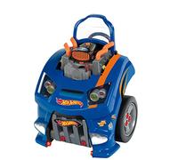 Theo Klein Hot Wheels Assembly Car Motor Skills Toy Ages 3+ | Interactive mechanic builder for kids 3+. Includes working lights & horn, removable tires, and 27-inch tall motor stand