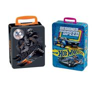 Theo Klein Hot Wheels Car Case Metal Kids Garage Ages 3+