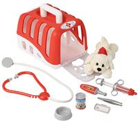 Theo Klein 4831 - Rescue Team Max & Dr. Kim Vet's Transport Box with Cuddly Dog, Toy