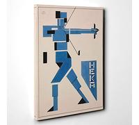 Theo Van Doesburg Archer Canvas Print | Gallery Wrapped 30mm Frame Wall Art | 30x20 inches | Ready to Hang | Modern Picture | Living Room Bedroom Lounge Office