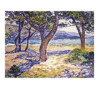 Theo Van Rysselberghe Mediterranean At Le Lavandou Extra Large Art Print Wall Mural Poster Premium XL
