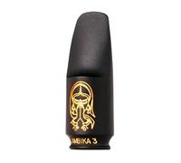 Theo Wanne Ambika 3 Soprano Saxophone Mouthpiece - No Baffle & Extra True Large Chamber - Deep and Haunting Sound - Includes Enlightened Ligature