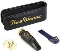 Theo Wanne Brahma Alto Saxophone Mouthpiece with Vintage-Style Hard Rubber Body, Medium-Stadium Chamber & Rollover Shark Gill Baffle for Balanced Warm & Centered Alto Sound - Size 7