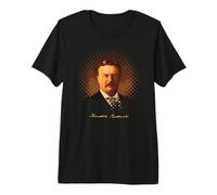 Theodore Roosevelt American President Portrait Premium T-Shirt
