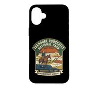Theodore Roosevelt National Park Badlands Vintage Cowboy Art Case for iPhone 16 Plus