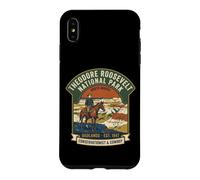 Theodore Roosevelt National Park Badlands Vintage Cowboy Art Case for iPhone XS Max