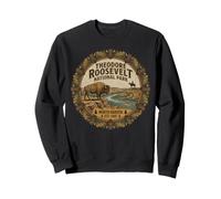 Theodore Roosevelt National Park North Dakota Vintage Emblem Sweatshirt