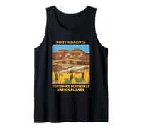 Theodore Roosevelt National Park North Dakota Vintage Tank Top