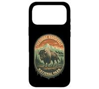 Theodore Roosevelt National Park Retro Travel Souvenir Case for iPhone 17 Pro Max