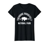 Theodore Roosevelt National Park Value Graphic T-Shirt, Women, Black, XS