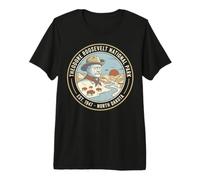 Theodore Roosevelt National Park Vintage North Dakota Badge Premium T-Shirt
