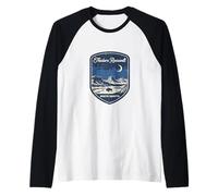Theodore Roosevelt North Dakota National Park Bison Raglan Baseball Tee