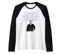Theodore Roosevelt on Presidential Criticism Raglan Baseball Tee