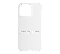 Theology Matters Christian Apologetics Jesus Bible Case for iPhone 15 Pro Max