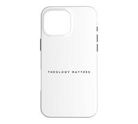 Theology Matters Christian Apologetics Jesus Bible Case for iPhone 16 Pro Max