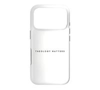 Theology Matters Christian Apologetics Jesus Bible Case for iPhone 17 Pro