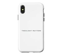 Theology Matters Christian Apologetics Jesus Bible Case for iPhone X/XS