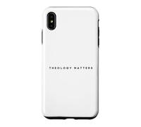 Theology Matters Christian Apologetics Jesus Bible Case for iPhone XS Max