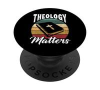 theology matters Design for a religious man PopSockets Adhesive PopGrip