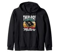 theology matters Design for a religious man Zip Hoodie
