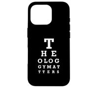 THEOLOGY MATTERS - Eye Chart - Christian Bible Study Case for iPhone 16 Pro