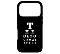 THEOLOGY MATTERS - Eye Chart - Christian Bible Study Case for iPhone 17 Pro