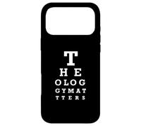 THEOLOGY MATTERS - Eye Chart - Christian Bible Study Case for iPhone 17 Pro Max