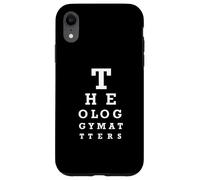 THEOLOGY MATTERS - Eye Chart - Christian Bible Study Case for iPhone XR