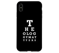 THEOLOGY MATTERS - Eye Chart - Christian Bible Study Case for iPhone XS Max