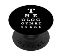 THEOLOGY MATTERS - Eye Chart - Christian Bible Study PopSockets Adhesive PopGrip