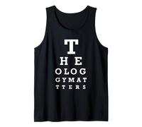 Theology Matters - Eye Chart - Christian Bible Study Tank Top