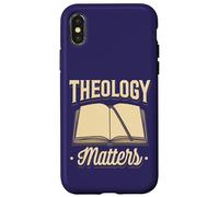 Theology Matters Funny Quote Reformed Christian Believers Case for iPhone X/XS