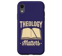 Theology Matters Funny Quote Reformed Christian Believers Case for iPhone XR