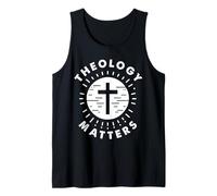 Theology Matters Jesus Cross Modern Philosopher Tank Top