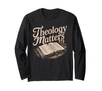 Theology Matters Open Book Design Long Sleeve T-Shirt