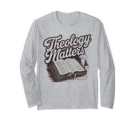 Theology Matters Open Book Design Long Sleeve T-Shirt