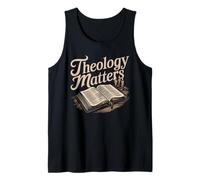 Theology Matters Open Book Design Tank Top