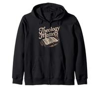 Theology Matters Open Book Design Zip Hoodie