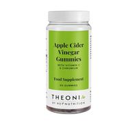 Theonia Apple Cider Vinegar Gummies Supplement - Vitamin C & Chromium - Supports Skin Health, Metabolic Function & Immune Health - No Artificial Flavours, Non-GMO & Dairy-Free - 60 Vegan Gummies