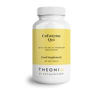 Theonia CoEnzyme Q10 Supplement - 100mg of Premium Ubiquinone - Boosts Antioxidant Enzymes - Contributes Nutrition for Vital Organs - Non-GMO & Pesticide-Free - UK Manufactured - 60 Softgels