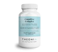 Theonia Cognitive Complex Supplement - Ginkgo Biloba, Lion’s Mane & Natural L-Theanine - Supports Mental Performance, Memory, and Psychological Function - UK Manufactured - 60 Vegan Capsules