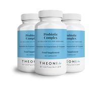 Theonia Probiotic Complex Supplement - 20 Billion CFU - Suitable for Vegetarians & Vegans - Supports Gut & Skin Health, Improves Immune Response - UK Manufactured - 3 Pack - 180 Vegan Capsules
