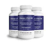 Theonia Pure Omega-3 Fish Oil 2000mg with Vitamin E - High EPA + DHA Concentration - Maintains Heart, Joint, Brain & Immunity Support - UK Manufactured - Non-GMO - 180 Softgels