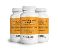 Theonia Turmeric Extract Complex - Vitamin D3 & C, Black Pepper Extract - Support Muscle & Joint Relief - Maximum Potency & Enhanced Absorption - UK Manufactured - 3 Pack - 180 Vegan Capsules