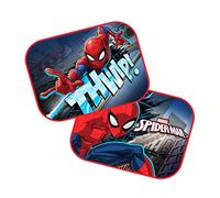 Theonoi 2 x car sun protection curtains, side window sun visor, selectable: Mickey - Cars - Star Wars Winnie/UV Protection Gift Boys Paw (2 x Spiderman)